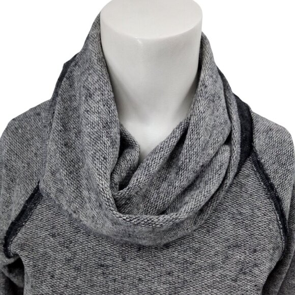 Kuhl Nova Cowl Neck Long Sleeve Raglan Sweater Sweatshirt Size XS Gray Wool - Picture 2 of 12